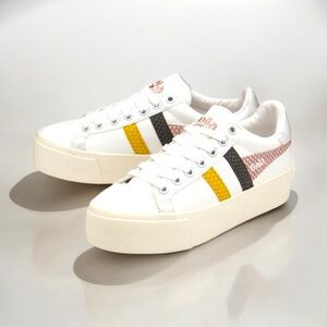 Gola Orchid Platform Trident Snake in White/Pink/Sun Women’s Size 8